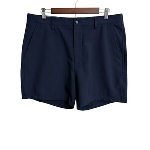 FootJoy shorts men's 36x5 navy blue active performance golf outdoor casual flat